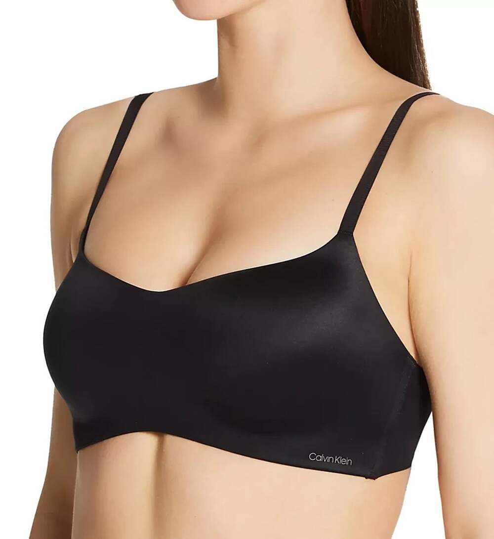 Calvin Klein Liquid Touch Lightly Lined Bralette Black Size 32C 4271